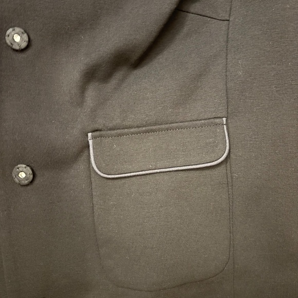 Boden Black Blazer Jacket with Silk London Print Lining - Picture 3 of 8